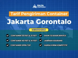 Tarif Pengiriman Container Jakarta Gorontalo