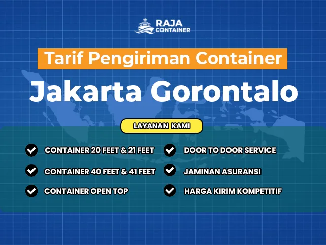 Tarif Pengiriman Container Jakarta Gorontalo