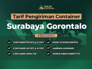 Tarif Pengiriman Container Surabaya Gorontalo