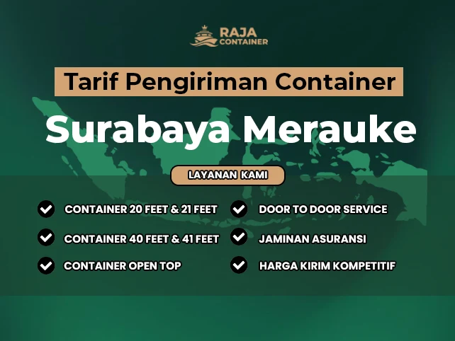 Tarif Pengiriman Container Surabaya Merauke