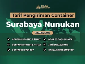 Tarif Pengiriman Container Surabaya Nunukan