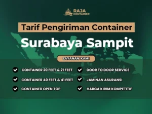 Tarif Pengiriman Container Surabaya Sampit