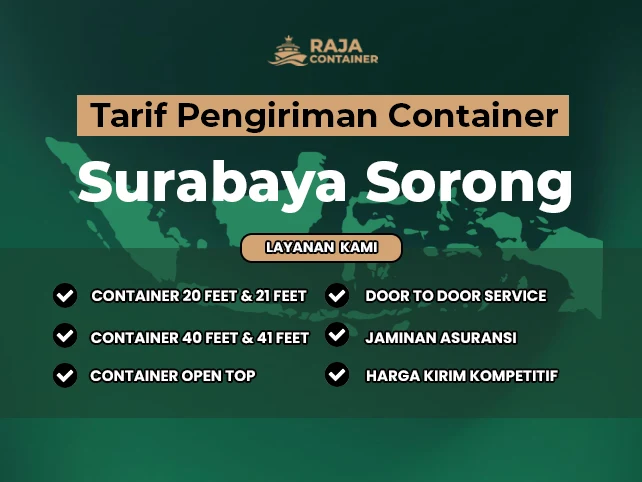 Tarif Pengiriman Container Surabaya Sorong