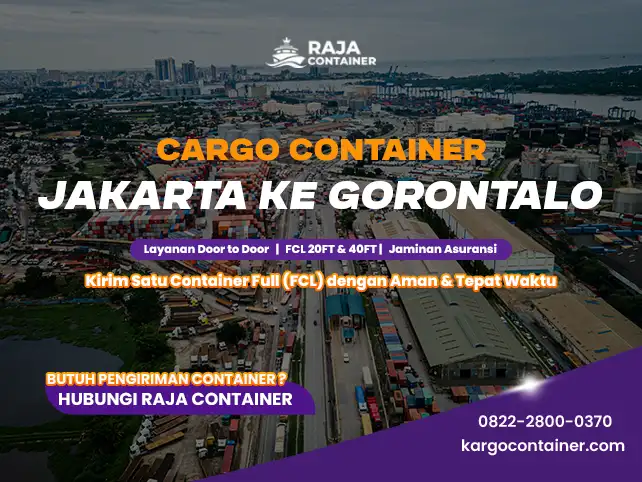 Cargo Container Jakarta ke Gorontalo