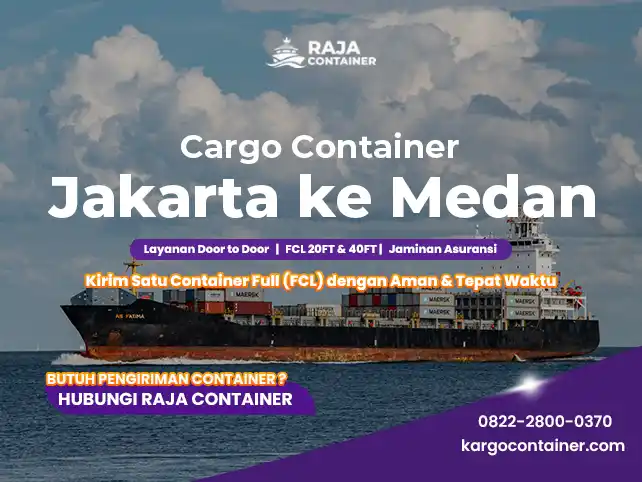 Cargo Container Jakarta ke Medan
