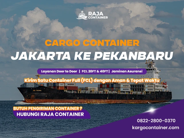 Cargo Container Jakarta ke Pekanbaru