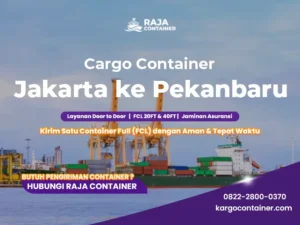 Cargo Container Jakarta ke Pekanbaru