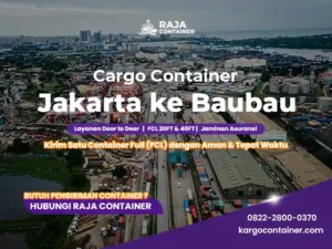 Cargo Container Jakarta ke Baubau