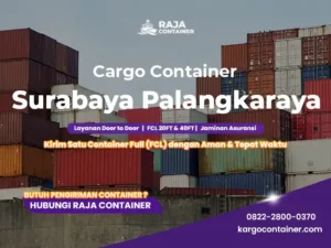 Cargo Container Surabaya Palangkaraya