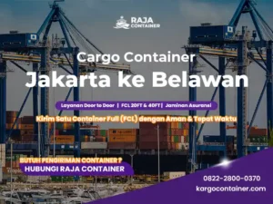 Cargo Container Jakarta ke Belawan