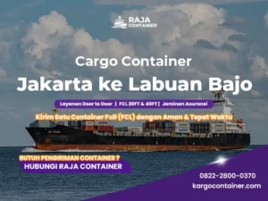 Cargo Container Jakarta ke Labuan Bajo