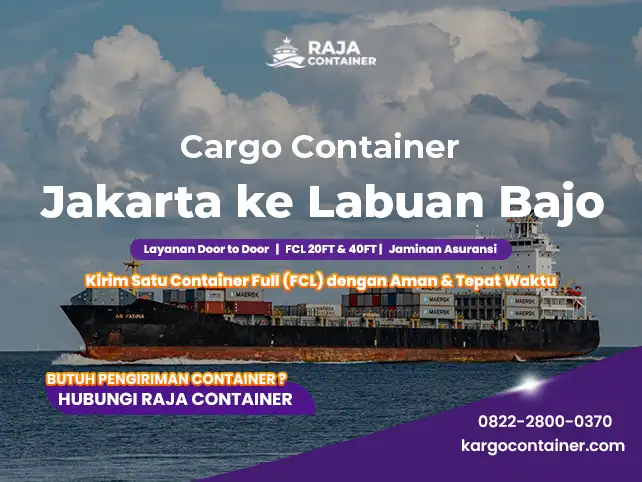 Cargo Container Jakarta ke Labuan Bajo