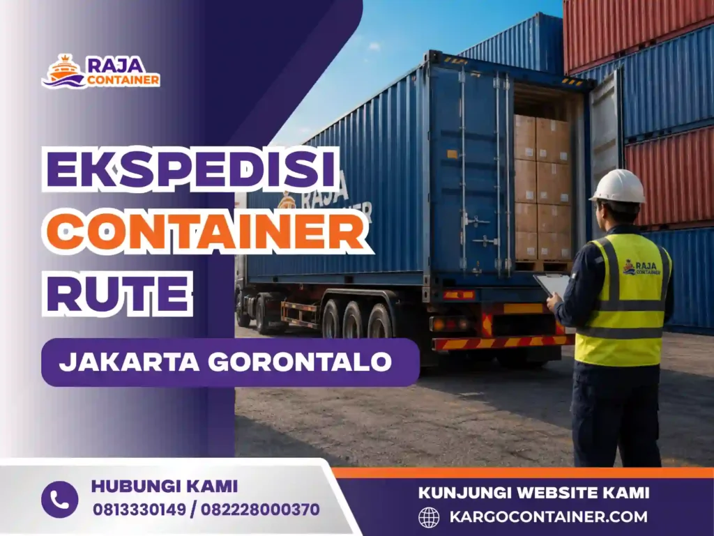 Ekspedisi Container Rute Jakarta Gorontalo