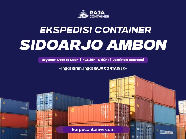 Ekspedisi Container Sidoarjo Ambon