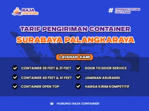 Tarif Pengiriman Container Surabaya Palangkaraya