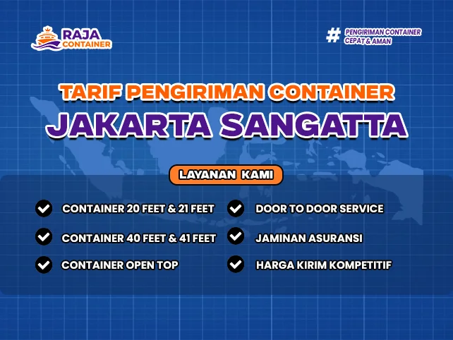 Tarif Pengiriman Container Jakarta Sangatta